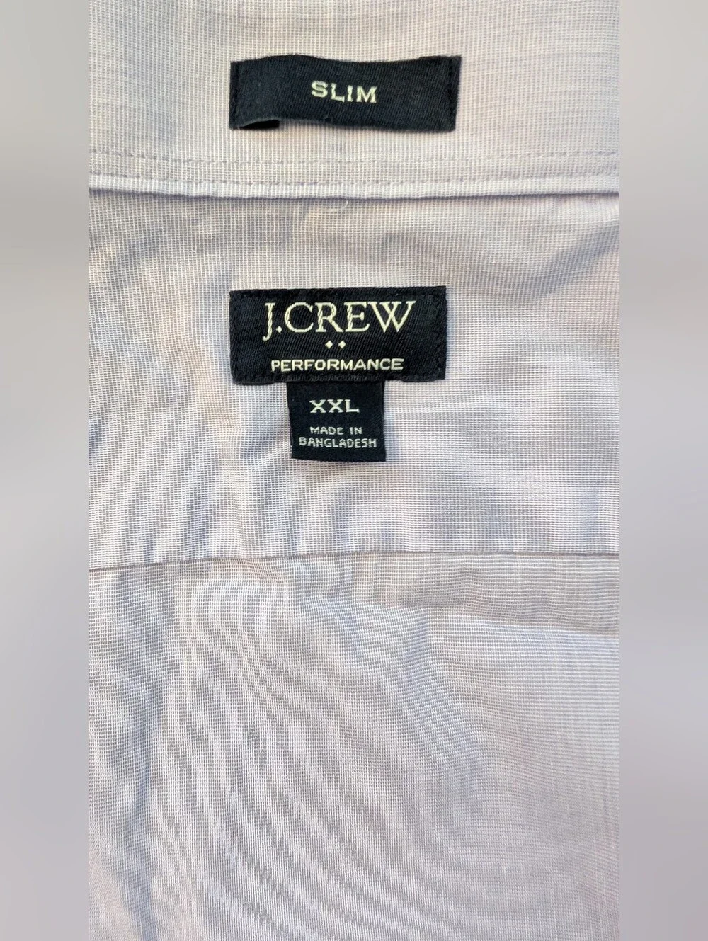 J.Crew Performance Mens Light Pastel Purple Slim Fit Button Down Shirt XXL cthny